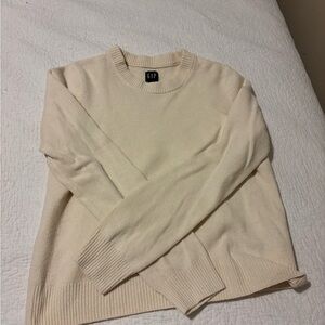 GAP Women's Cream Crewneck Sweater